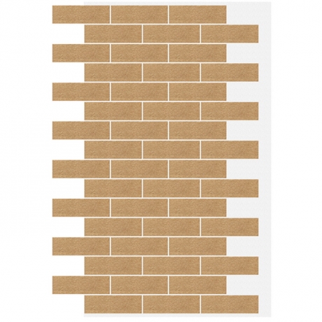 Фасадная панель АМК Кирпич однотонный 102